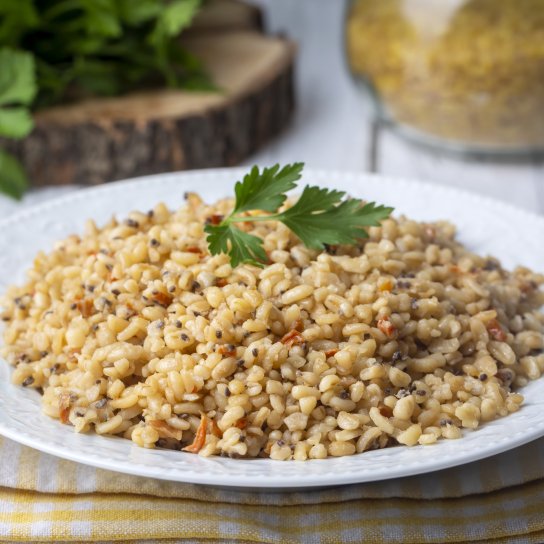 Булгур з овочами