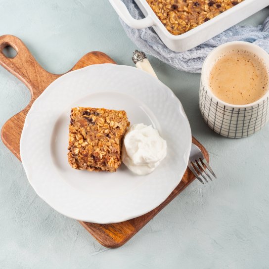 Запечена вівсянка з бананами