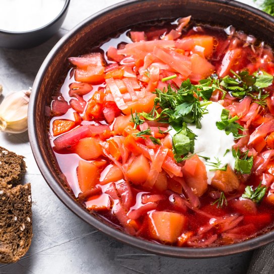 Борщ на курці