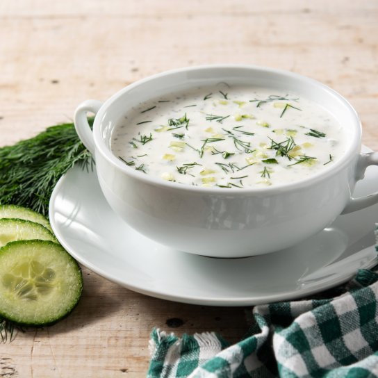 Холодний суп з огірків
