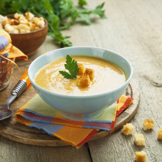 суп-пюре з плавленим сиром