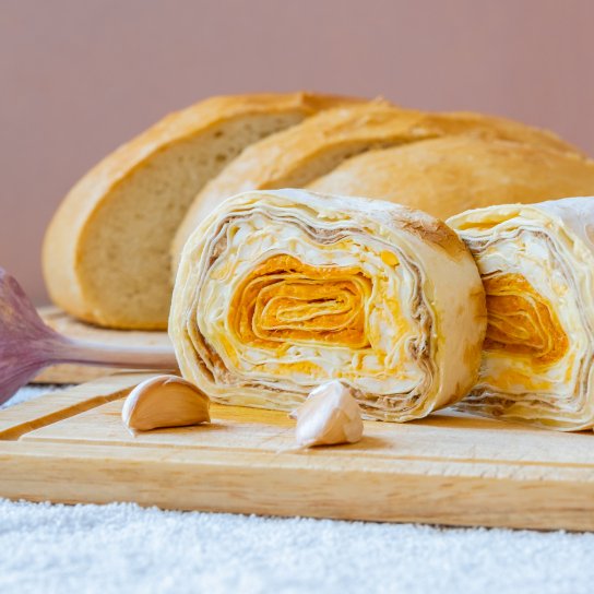 Піца-рулет з лаваша