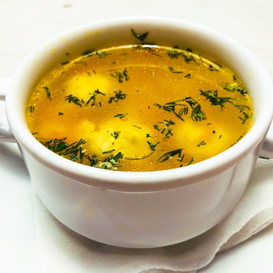 Суп з консервованою скумбрією