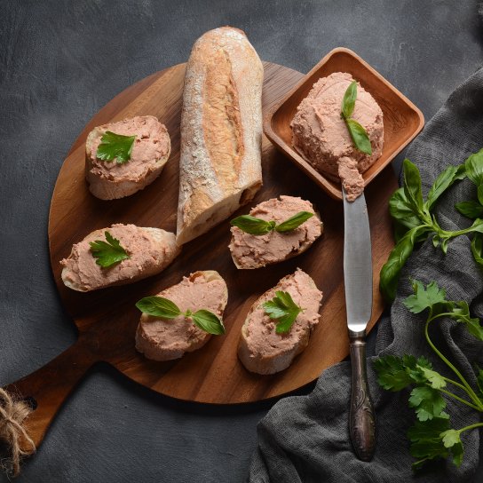 Паштет з курячої печінки та баклажанів