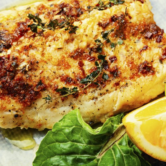 Палтус у горіховій скоринці