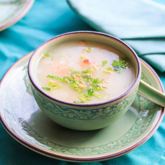 рисовий суп з креветками