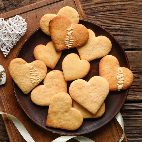 Печиво сердечки на День Валентина