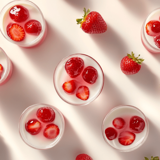 Полуниця в снігу