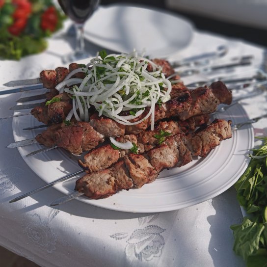 Соковитий шашлик з яловичини