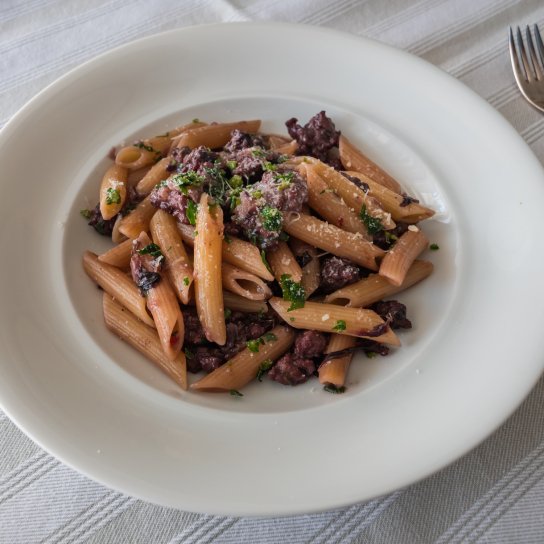 Паста з беконом