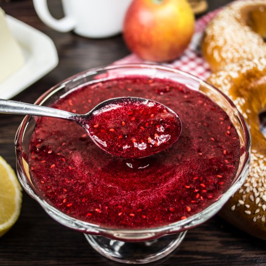 Варення з малини і яблук