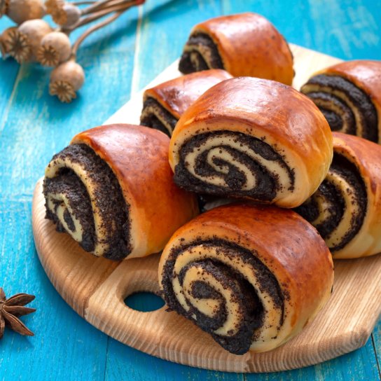 Булочки з маком