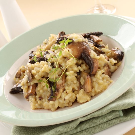 Ризото з лісовими грибами