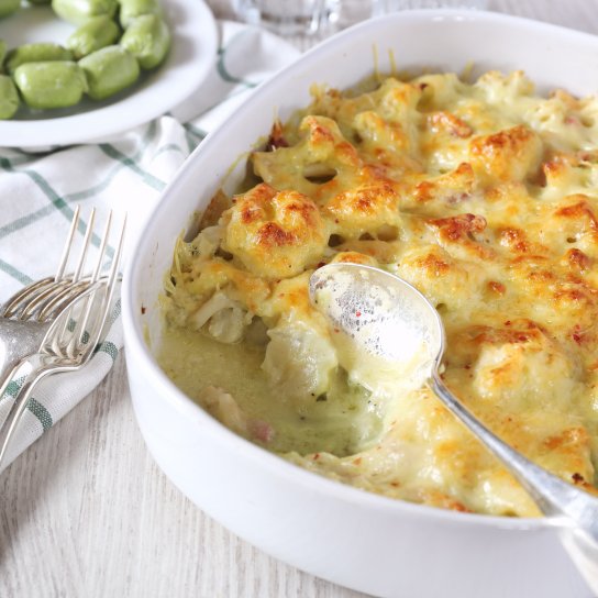 Цвітна капуста під бешамеллю