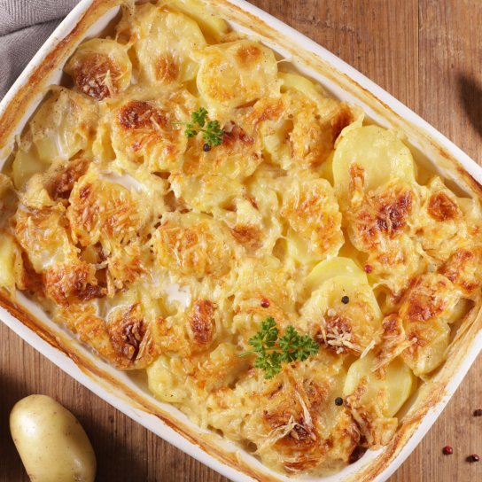 Запіканка з картоплі та сира