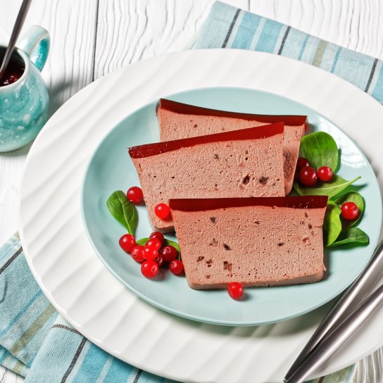 Паштет під порічковим желе