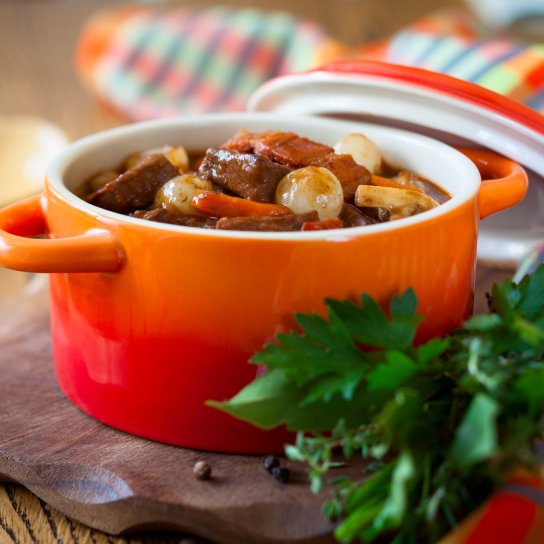 Суп айнтопф із печінкою