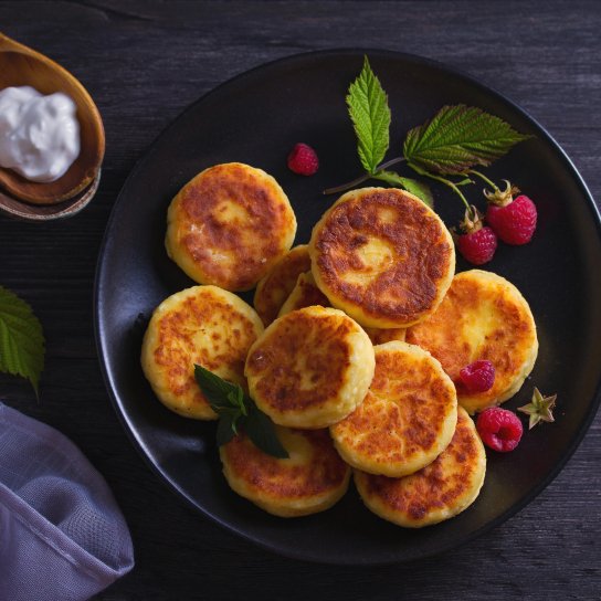 Сирники з зеленої гречки