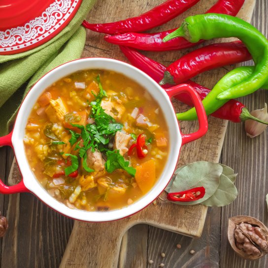 мексиканський суп з куркою