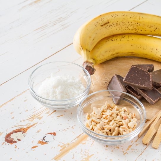 Банани, шоколад