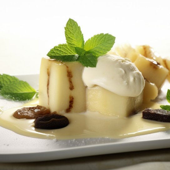 семіфредо з бананами і вином