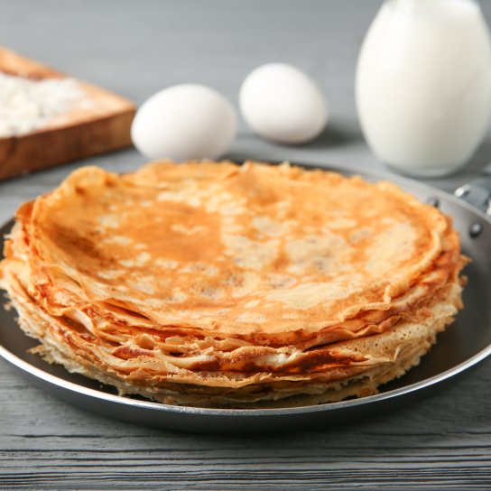 Млинці на яблучному соку