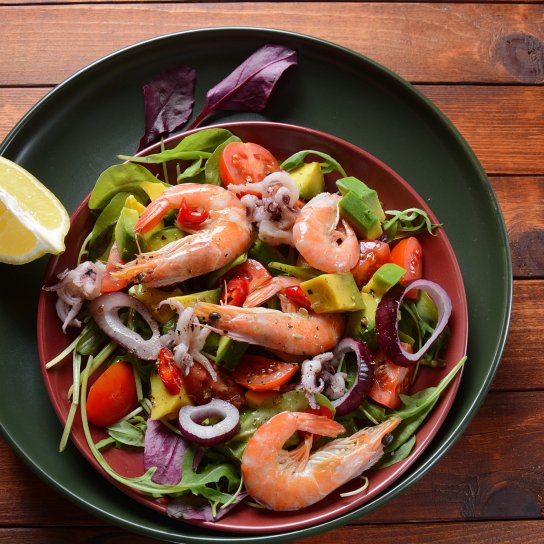 севиче с креветками