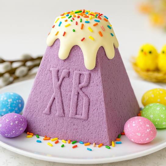 ягідна сирна паска