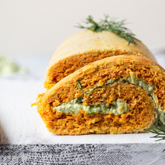 Гарбузовий рулет з вершковою начинкою рецепт