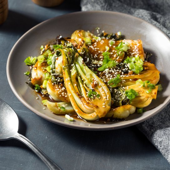 Бок-чой в соевом соусе