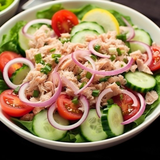 Салат с тунцом