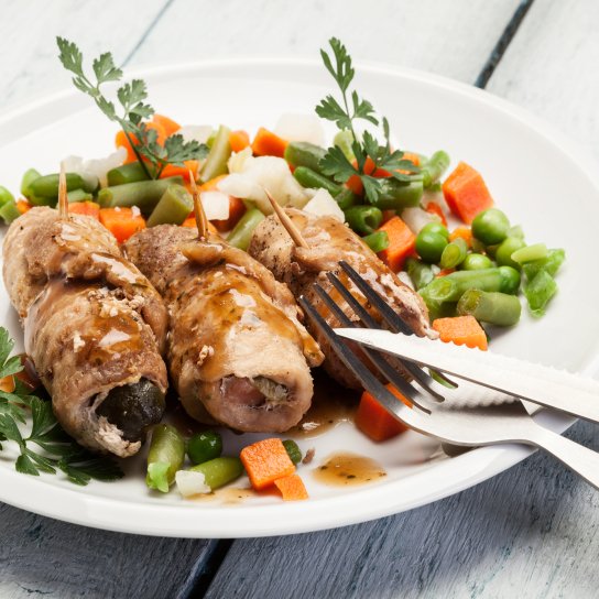 Крученики з гречкою і яйцем