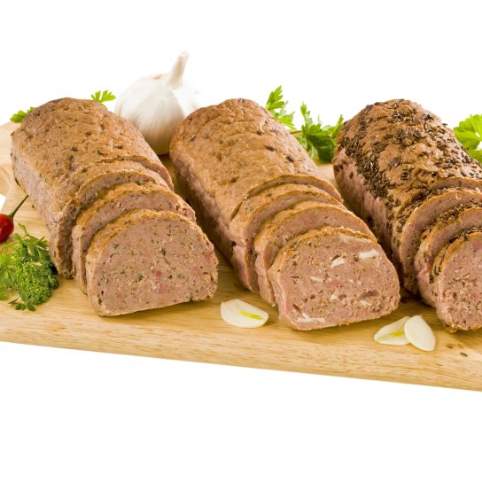 Скибочки м'ясного хліба