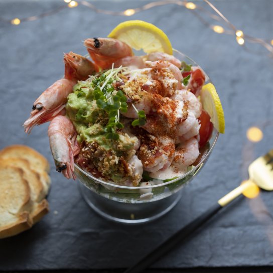 Салат-коктейль з морепродуктів