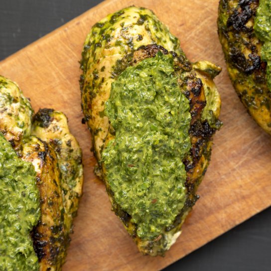 Курятина в песто з картоплею