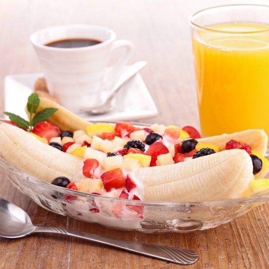 банановий спліт, сніданок