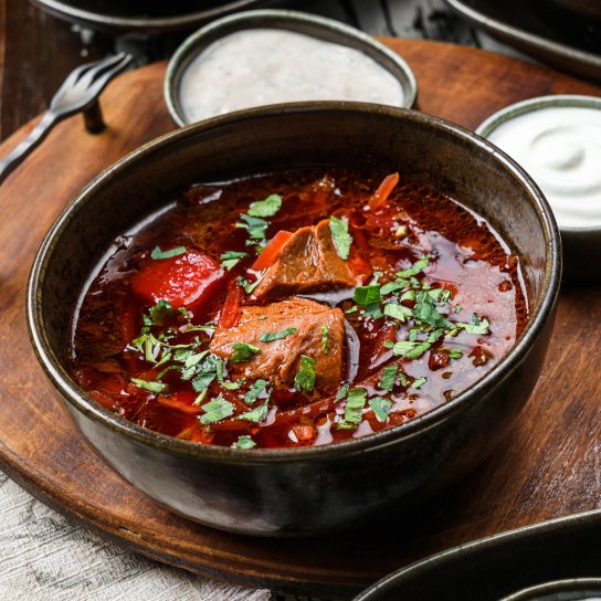 Борщ без томатної пасти