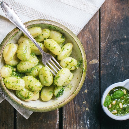 ньокі з песто