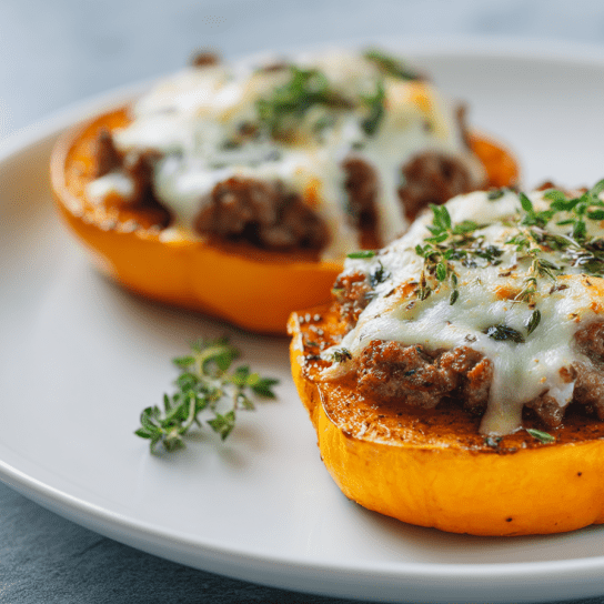 Гарбузові стейки з фаршем