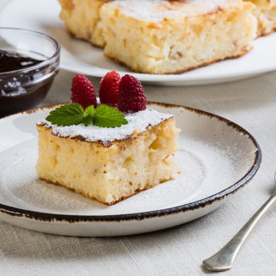 Рисовый пудинг в духовке