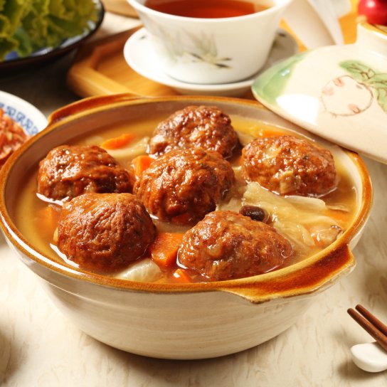 Грибний суп з тефтелями