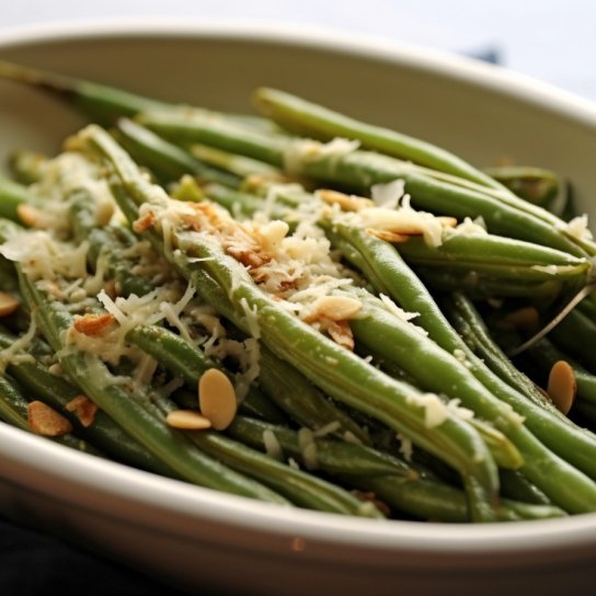 Салат зі стручкової квасолі з сиром