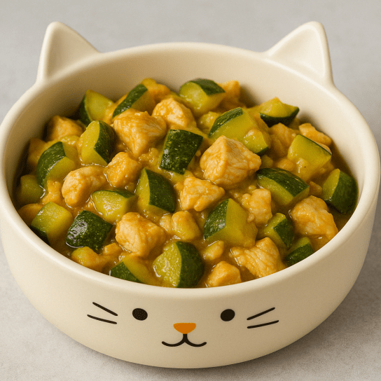 Кролик з кабачком для котика