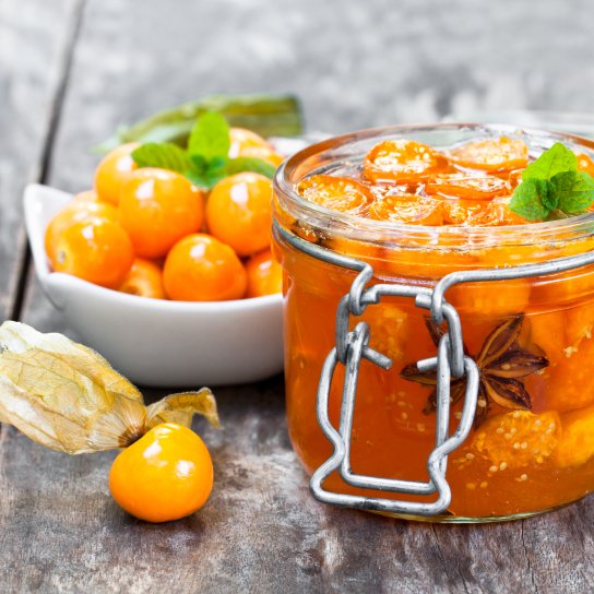 Консервированный физалис с лимоном