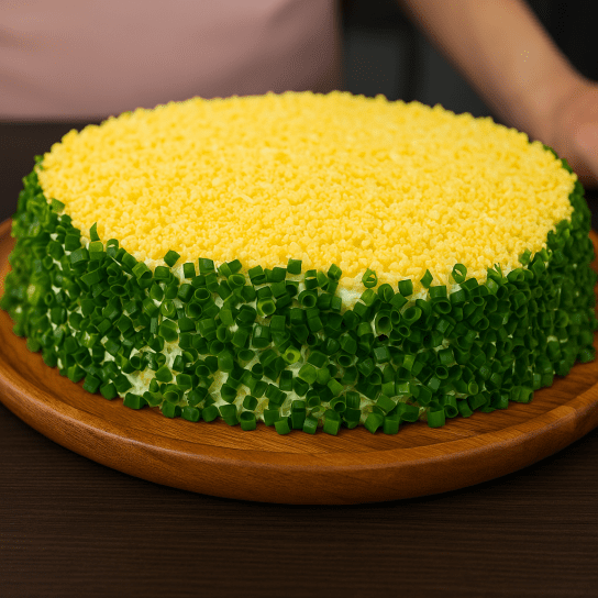 Вафельний торт «Мімоза»