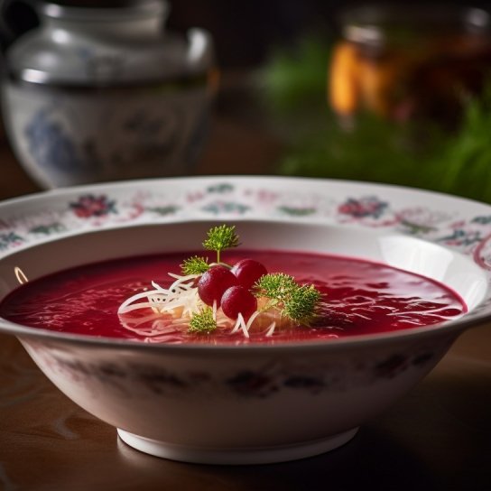 Борщ з порічками