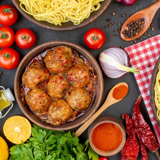 Тефтели с овощами