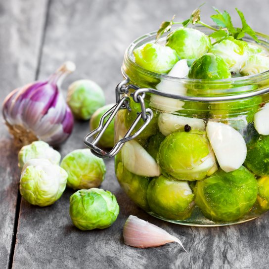 Маринована брюссельська капуста