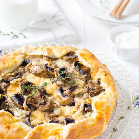 Житня галета з грибами