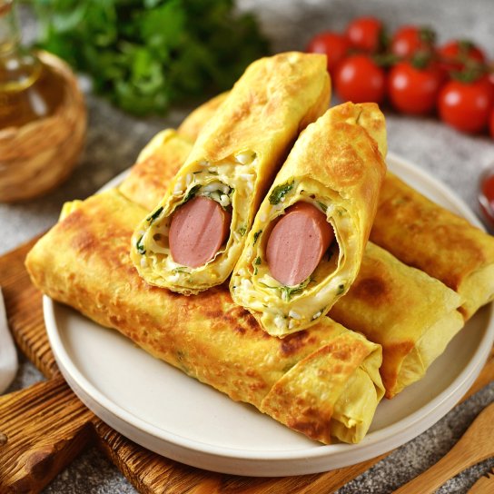 Сосиска в тісті за 5 хвилин